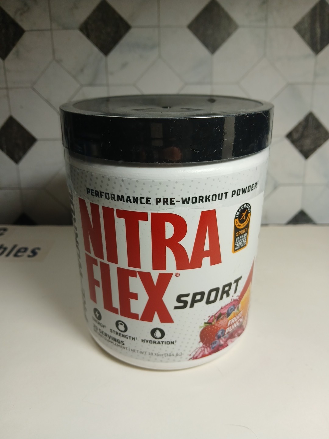 GAT Sport Nitraflex Pre-Workout ~Fruit Punch 10.74oz Exp 07/2027