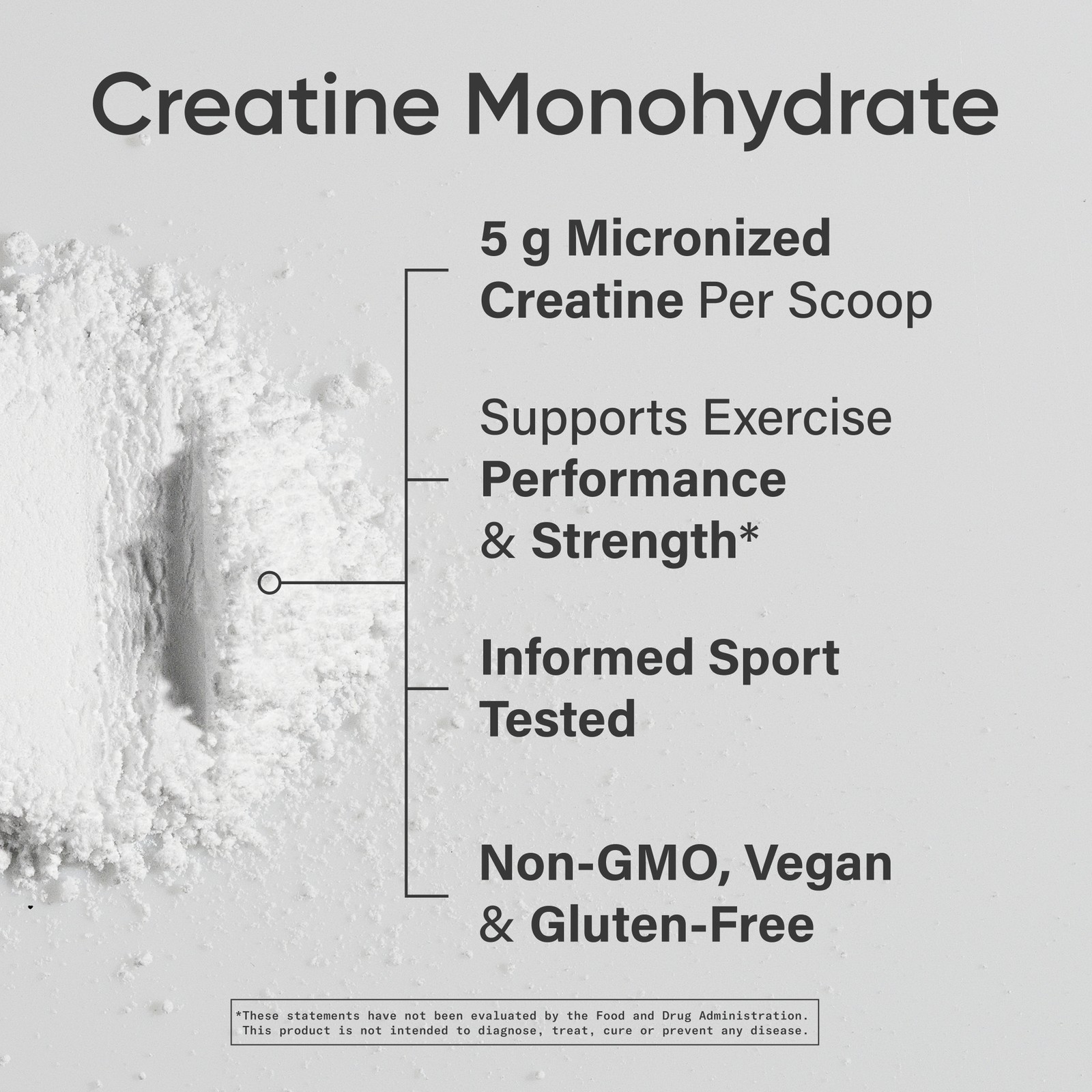 Creatine Monohydrate – Gain Lean Muscle, Improve Performance and Strength (500g)