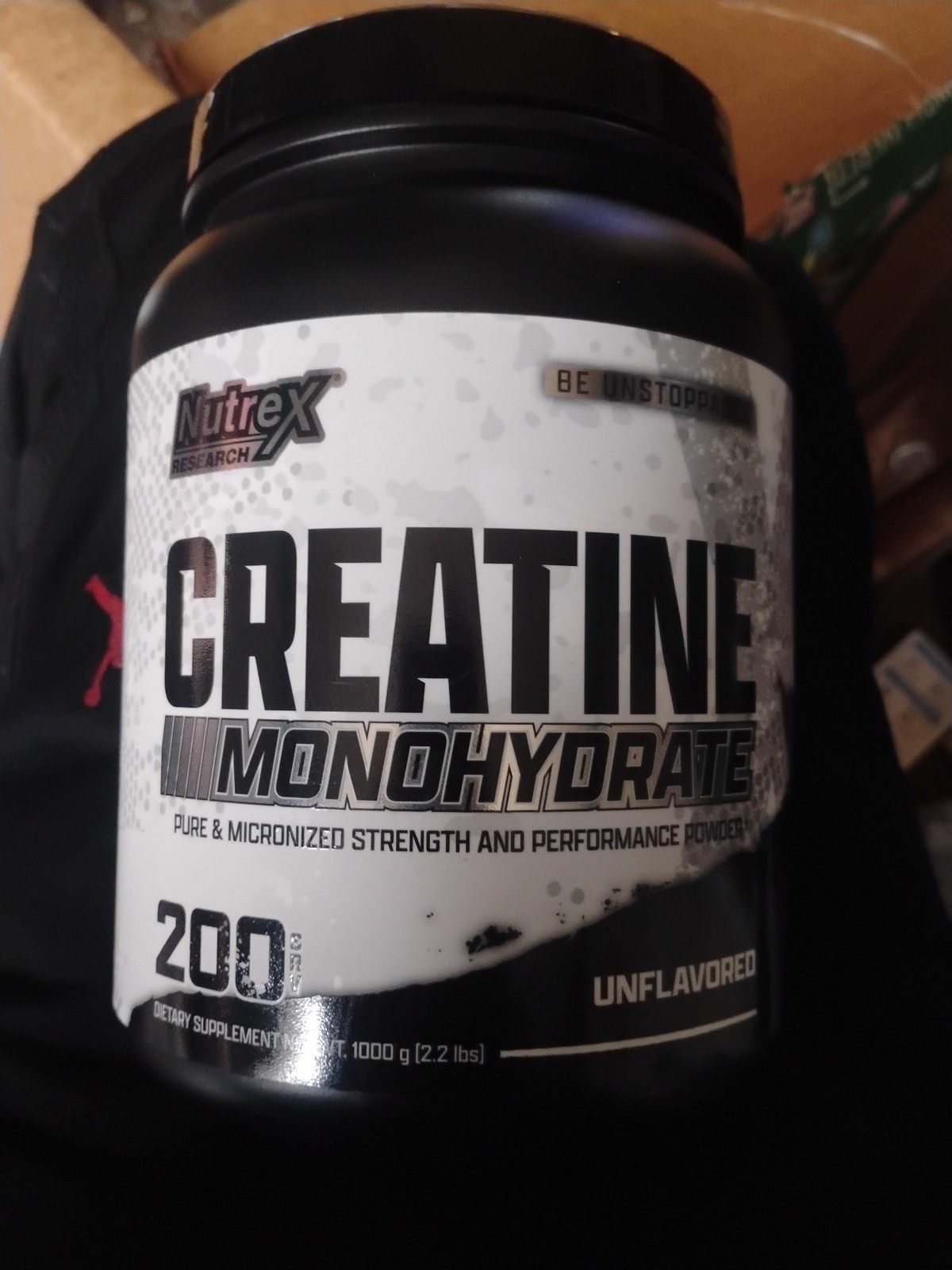 Nutrex CREATINE Monohydrate Powder Pure Micronized Unflavored 200 Serv 1000 Gram