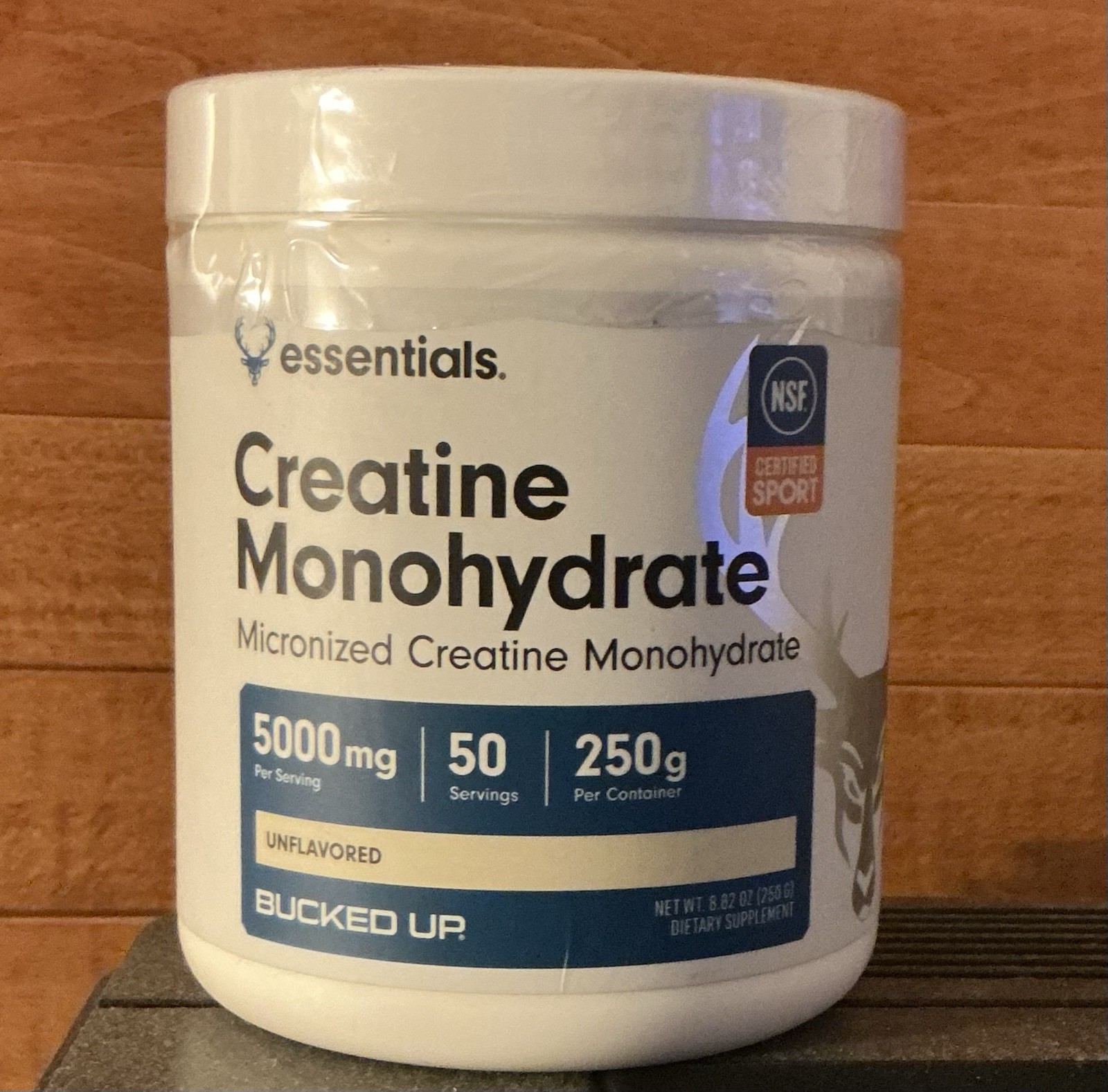 Bucked Up Creatine Monohydrate Micronized 50 Servings Powder Essential 10/26