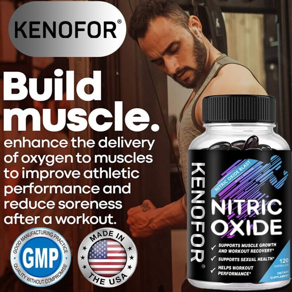 NO booster | Boosts nitric oxide levels improves cardiovascular health 1200 mg