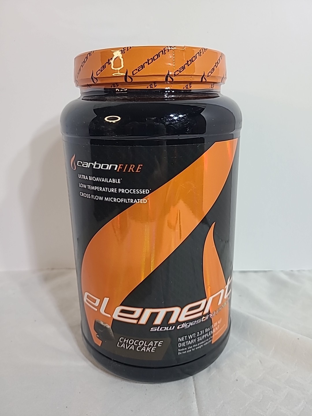 ELEMENT PROTEIN CHOCOLATE LAVA CAKE 2.31 LB Slow Digesting Ex. 7/27
