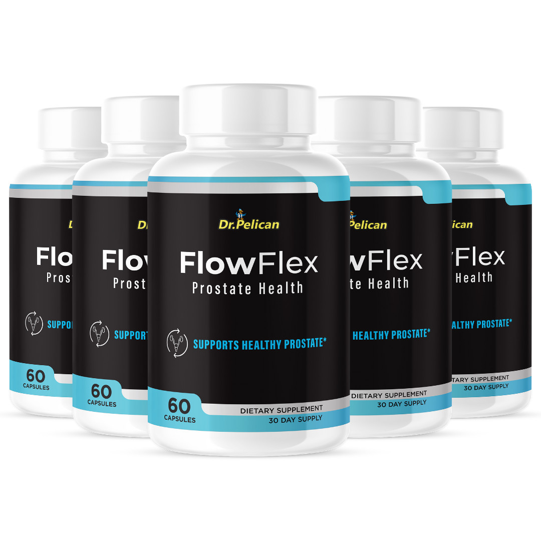 FlowFlex – Prostate Support- 5 Bottles- 300 Capsules