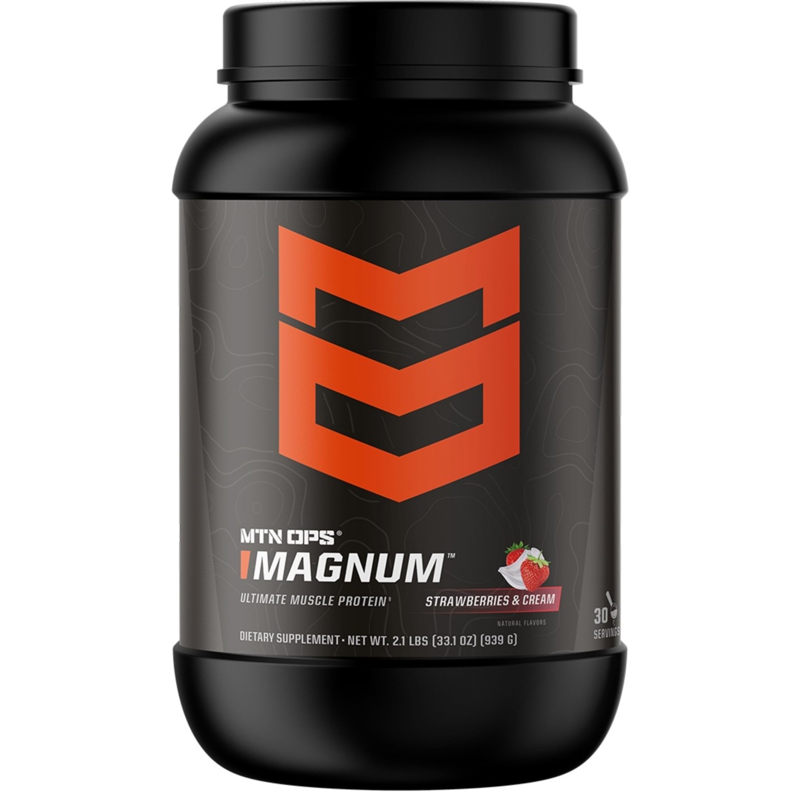 MTN OPS Magnum Strawberries Cream Protein Powder, 23g of Whey Isolate Protei…