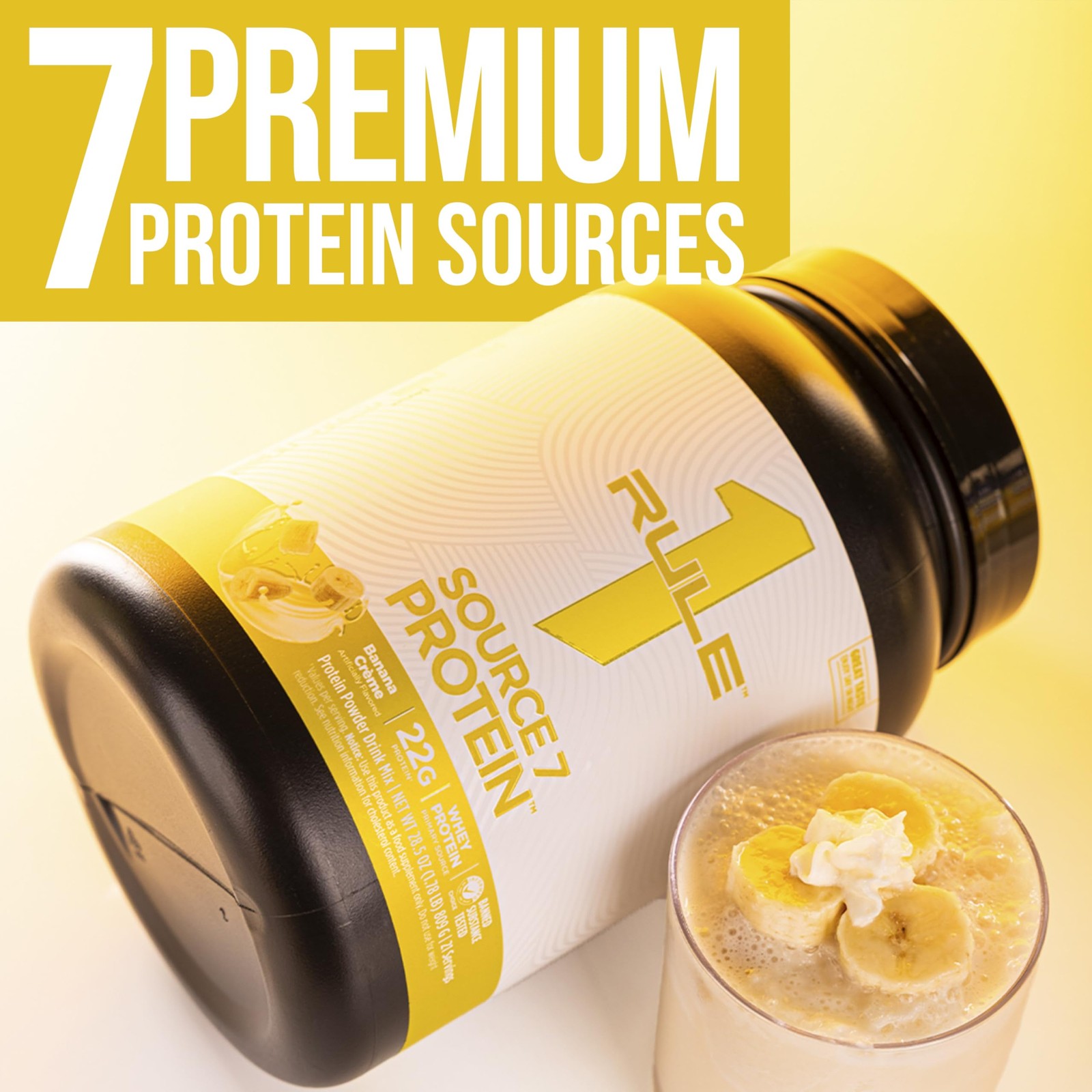 Rule 1 Proteins Source 7 Protein Decadent Flavor Velvety Smooth Texture 22G