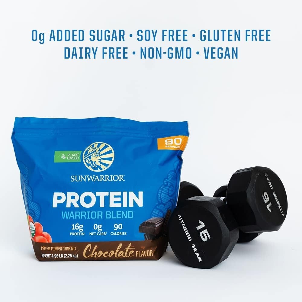 Vegan Organic Protein Powder Plant-based BCAA Amino Acids Soy Free 2.25 kg