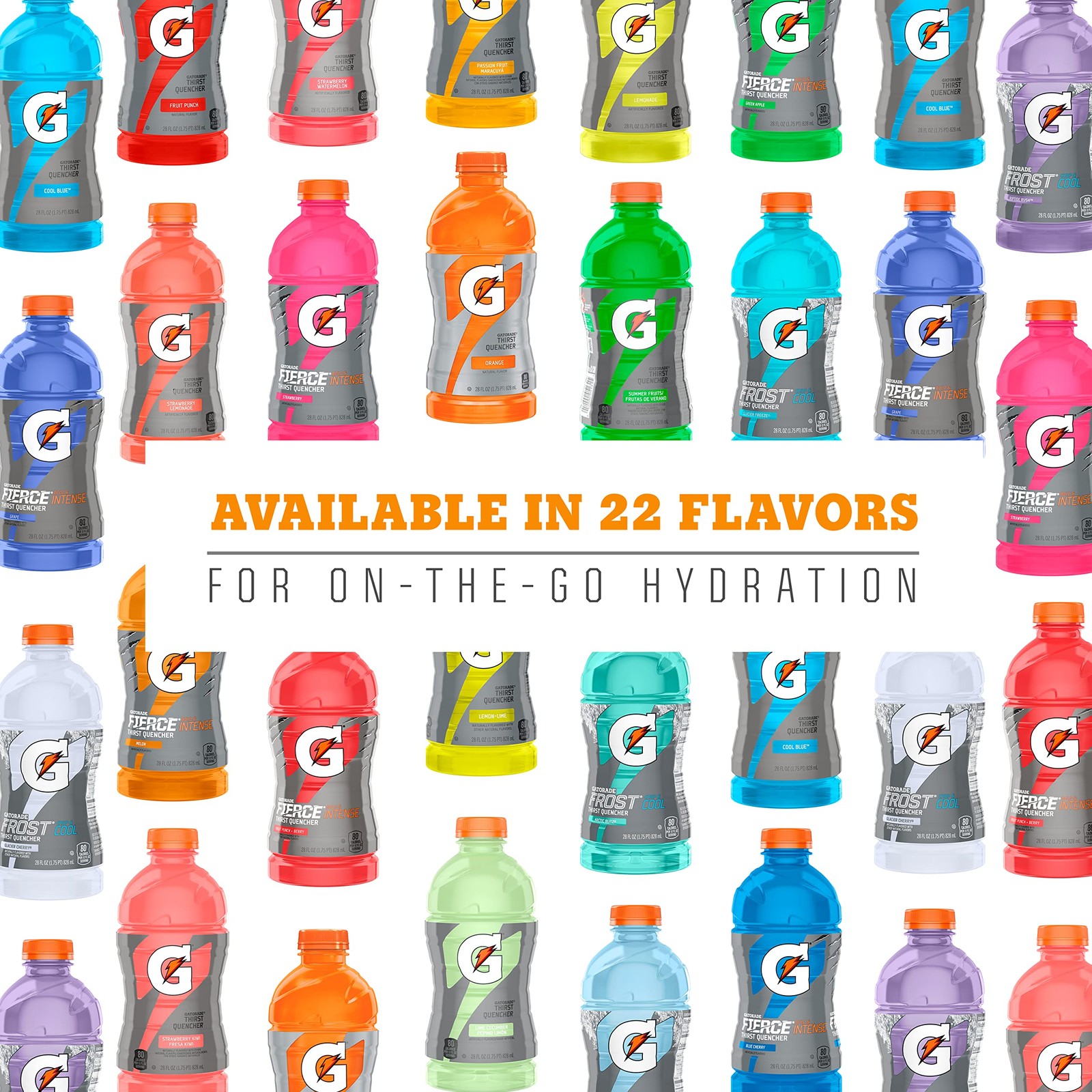 Gatorade Thirst Quencher Sports Drink, 20 Fl Oz (Pack of 12), assorted