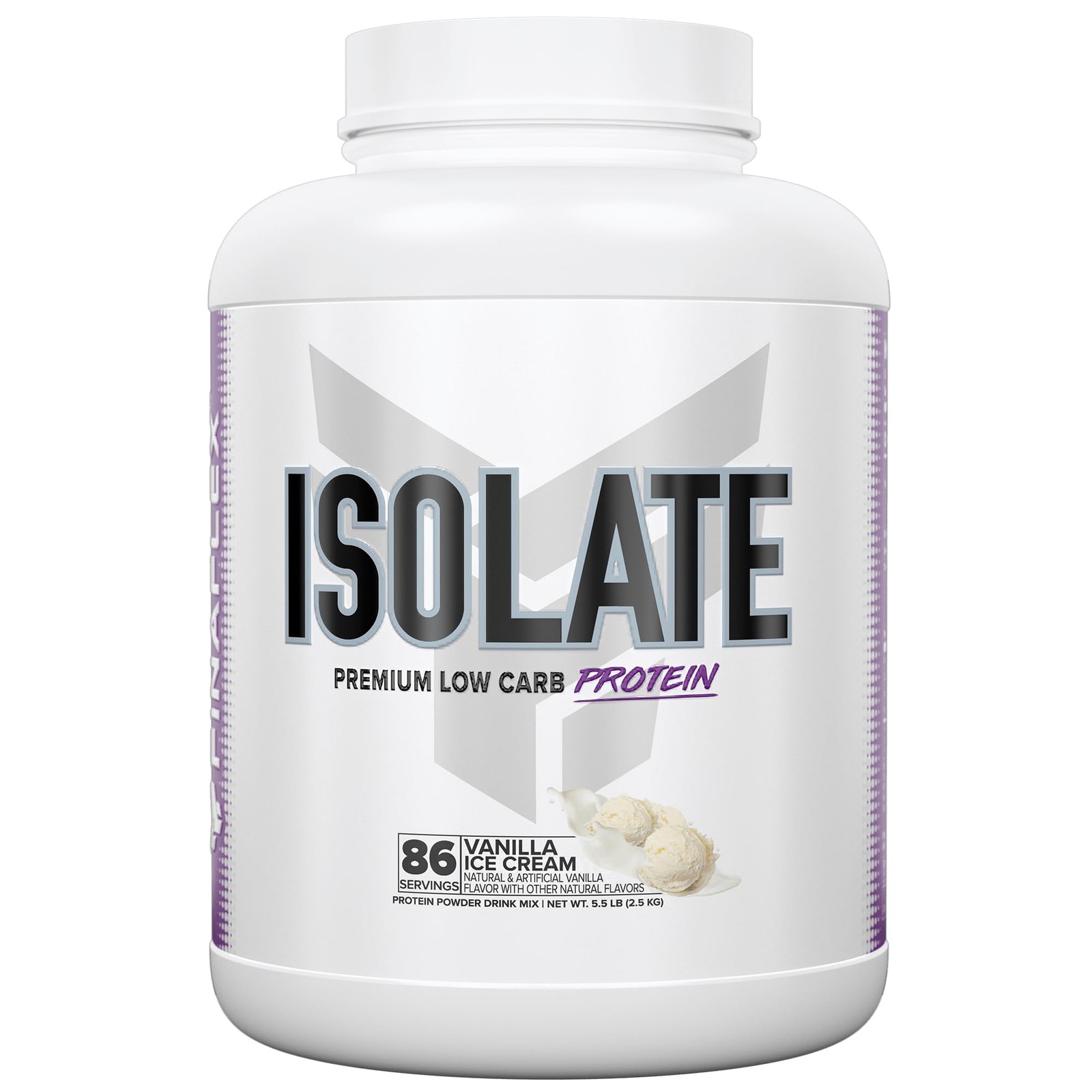 FINAFLEX ISOLATE, Vanilla Ice Cream 5.5 lb 25 Grams of Iso Protein Per Serv…