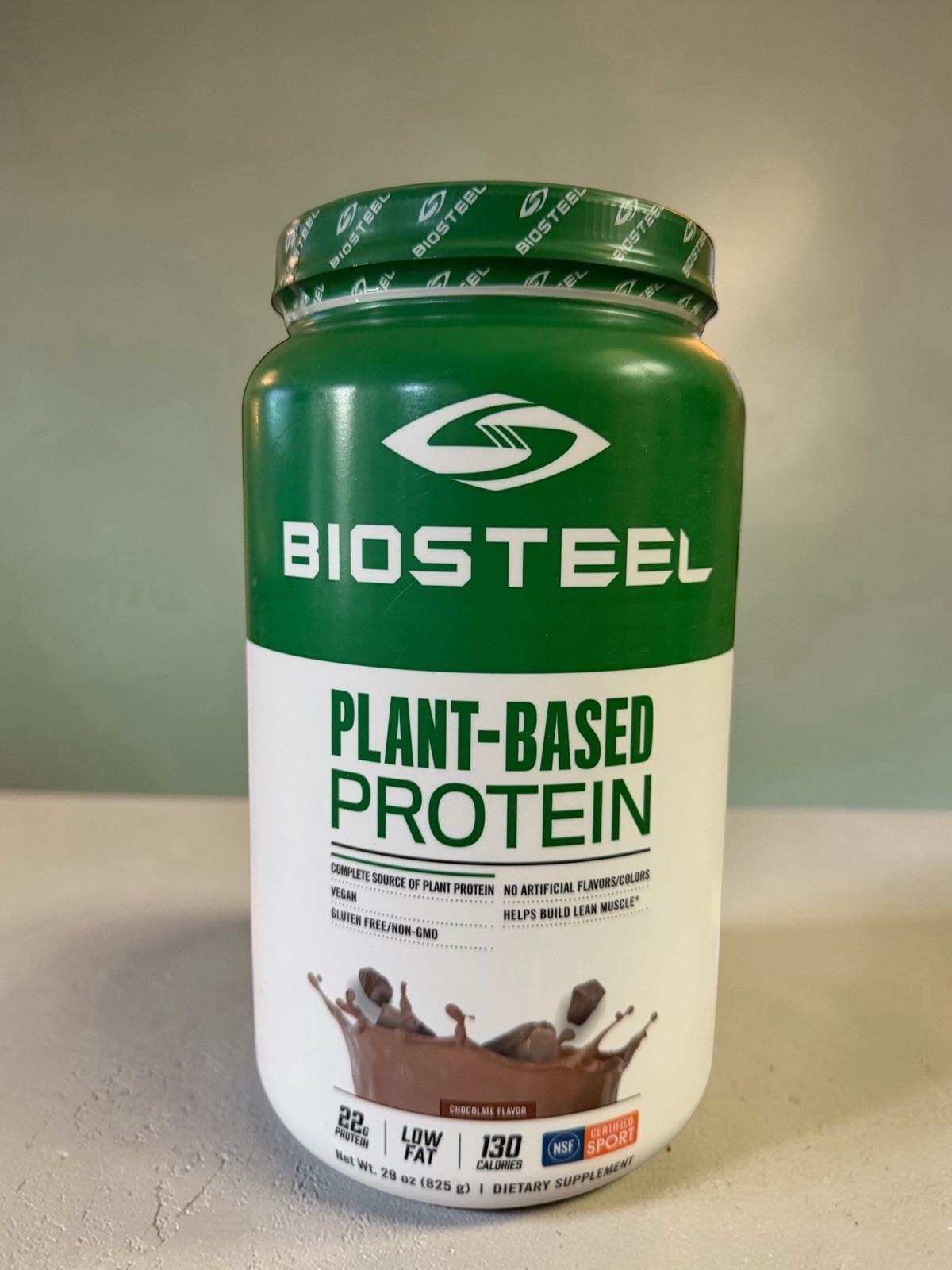 BioSteel Sports Plant Based Protein Powder Supplement Chocolate 29 Oz Exp: 11/26