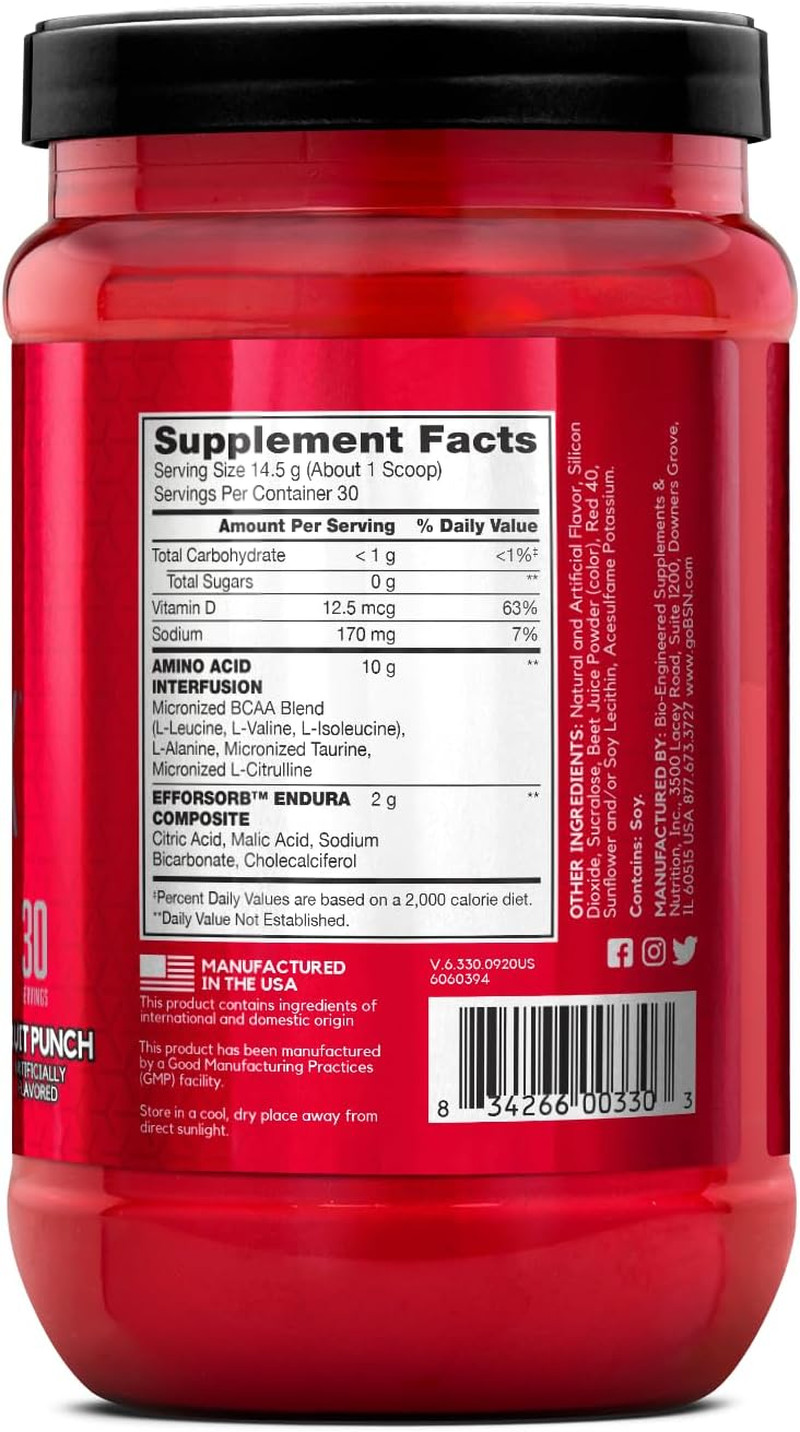 Amino X Muscle Recovery & Endurance Powder, Bcaas, 10 Grams of Amino Acids, Keto