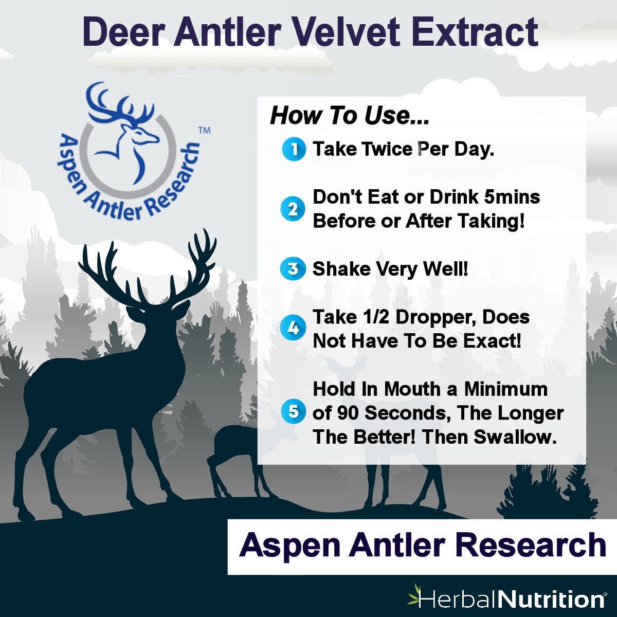 BOGO Deer Antler Velvet Spray EXTREME IGF-1 | 400mg At 43X | Two Bottle Pack