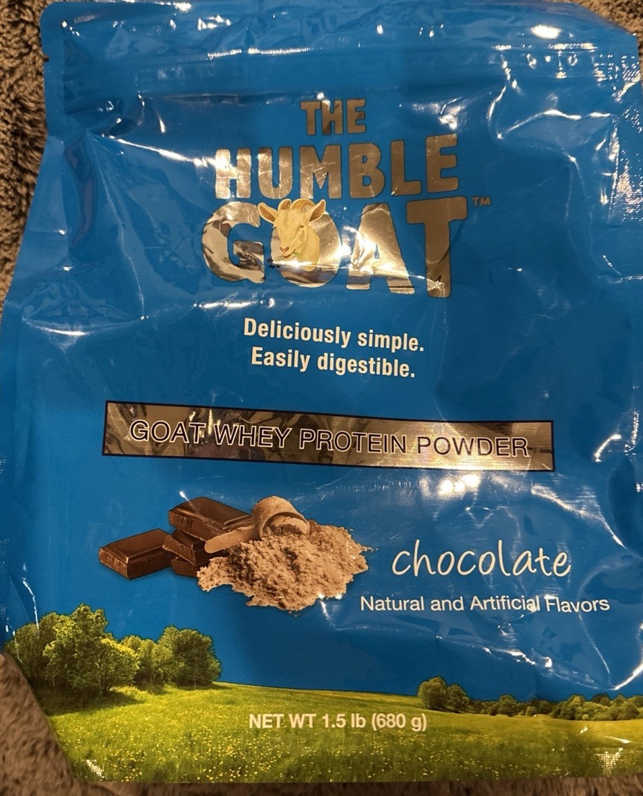 The Humble Goat Whey Protein Powder Chocolate Exp 3/26 1.5lb