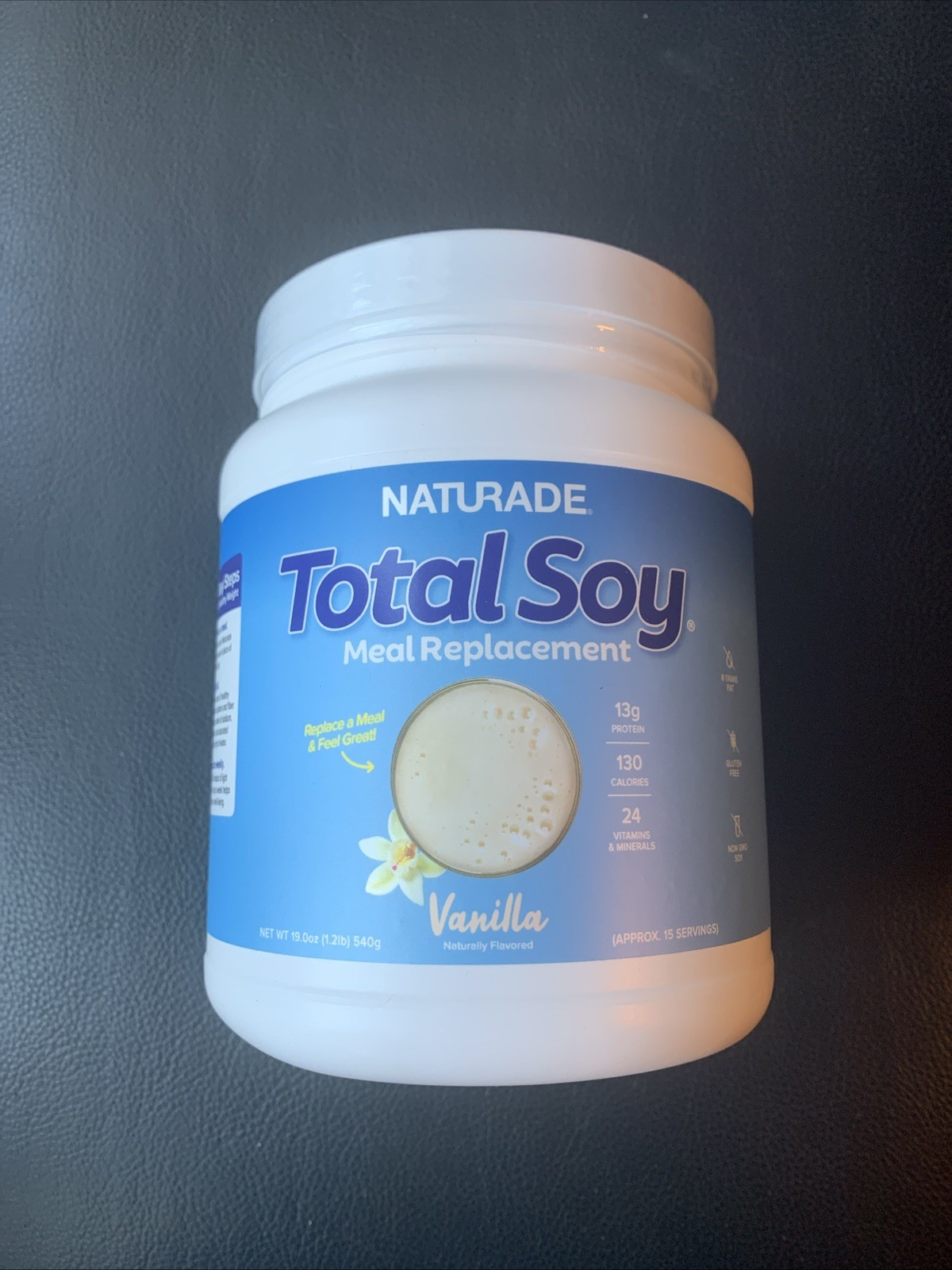 Naturade Total Soy Weight Loss Shake Vanilla 19 1 oz 540 g Egg-Free,