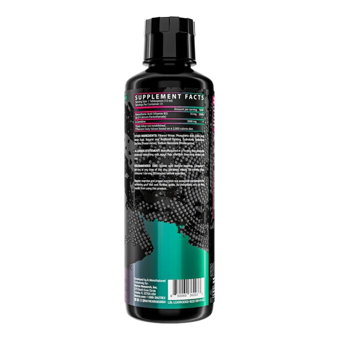 Nutrex Liquid Carnitine 3000 Liquid Fat Burning – Strawberry Watermelon