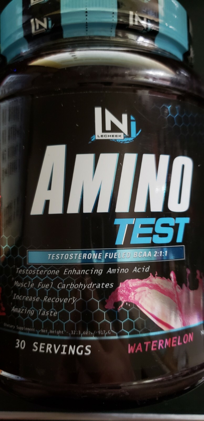 Lecheek Nutrition – AMINO TEST – 30 Servings – Watermelon – Expire 9/2025