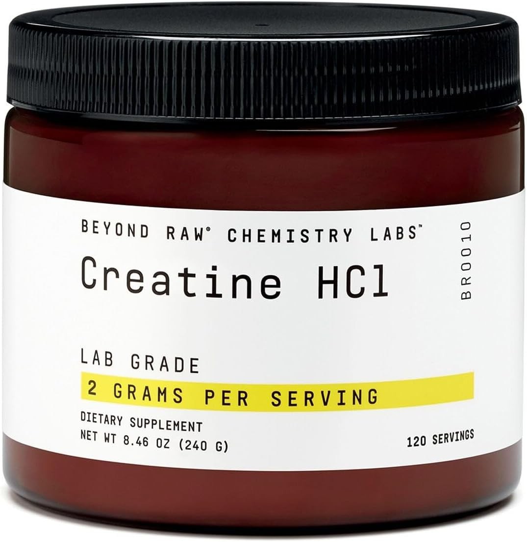Creatine HCl Powder for Increased Muscle Strength – Gluten-Free & Sugar-Free