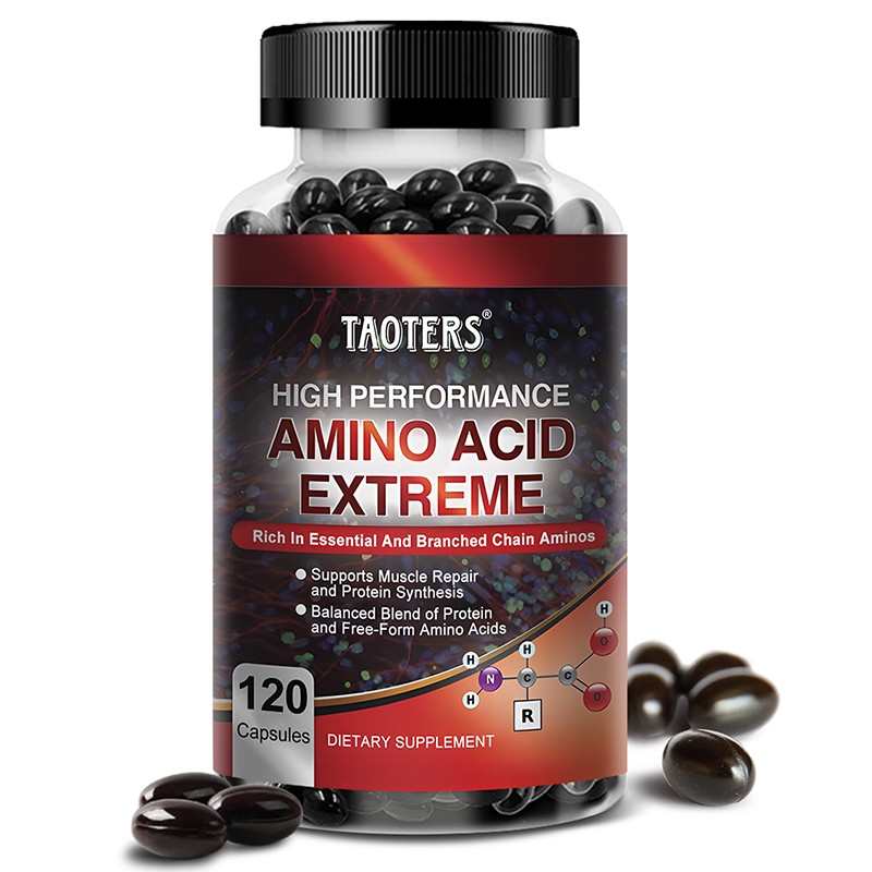 Branched-Chain Amino Acids 2600 mg Support Energy & Recovery 120 Capsules