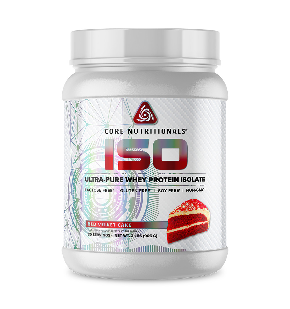 Core Nutritionals ISO Protein – 24gm Isolate Whey Protein- 2LBs – All Flavors