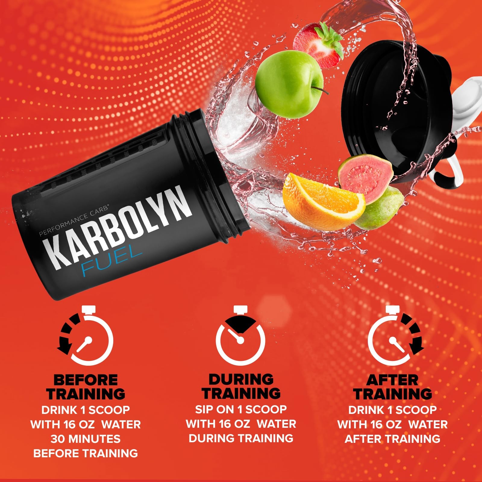 EFX Sports Karbolyn Fuel | FastAbsorbing Carbohydrate Powder | Carb Load, Sus…