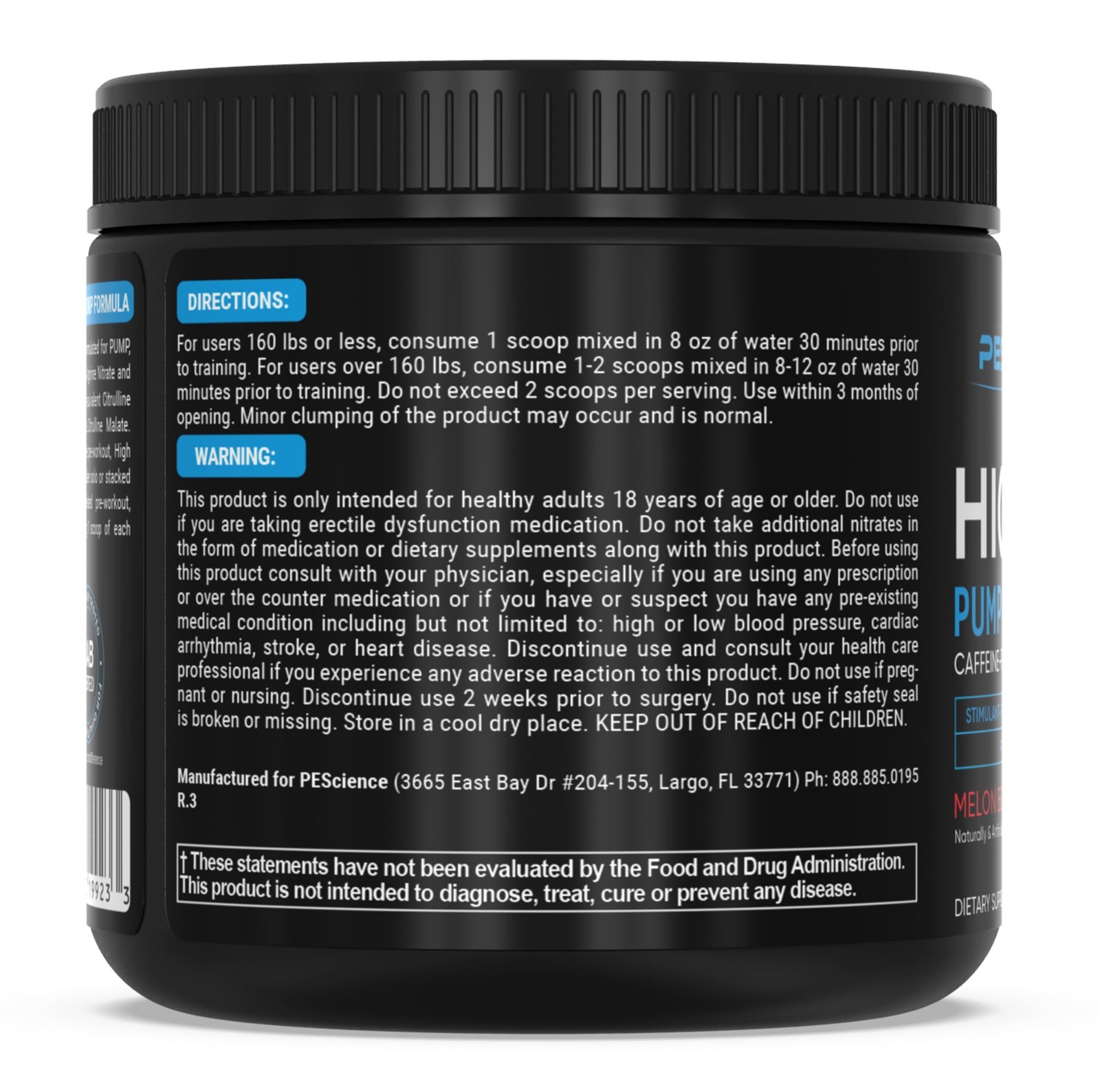 Stim-Free Pre-Workout Powder – Melon Berry Twist, Caffeine-Free, L-Citrulline, 3