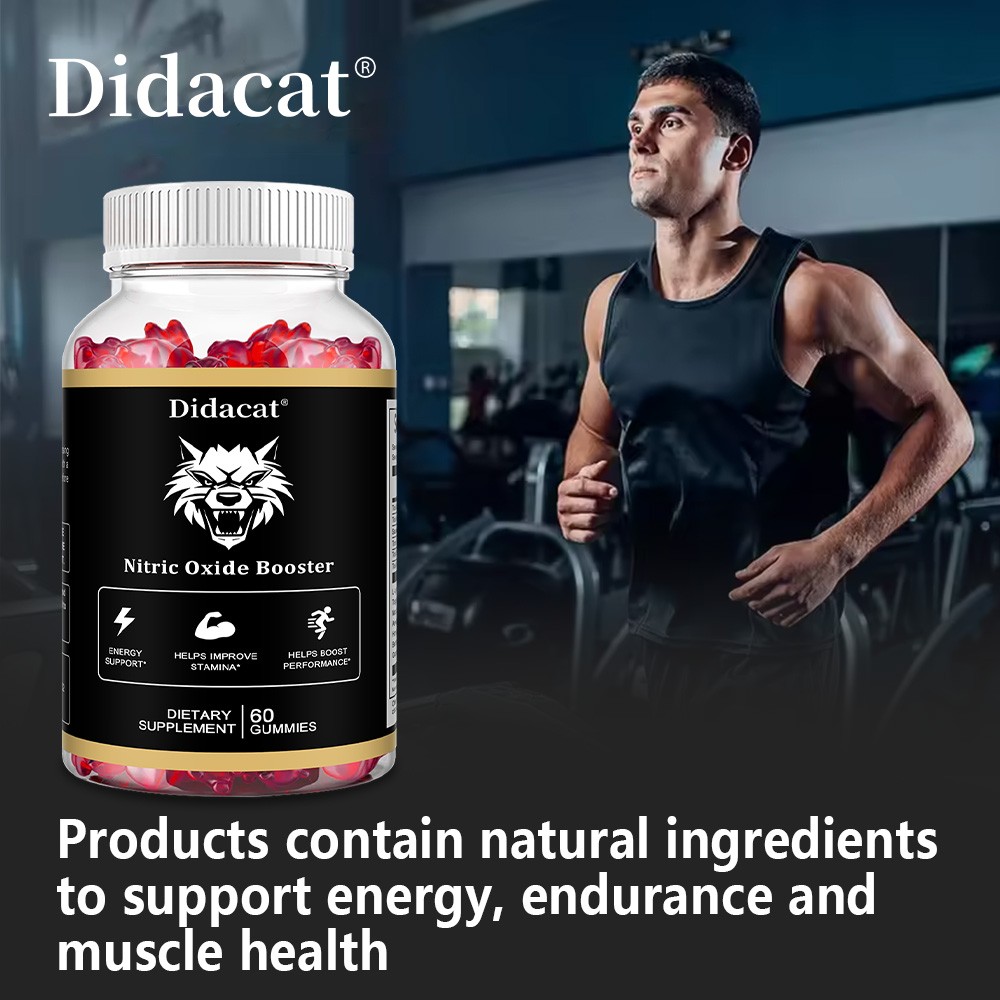 Nitric Oxide Booster Helps Improve Stamina Dietary Supplements 60 Gummies
