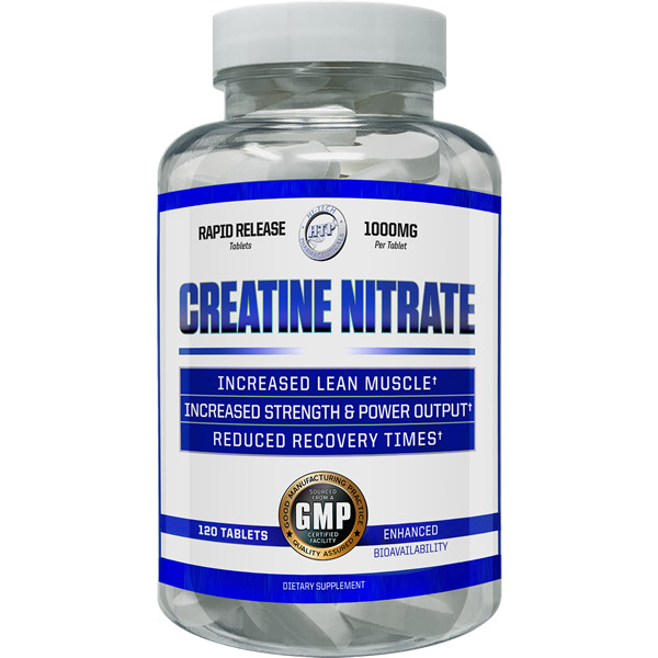 HI-TECH PHARMACEUTICALS CREATINE NITRATE 120 Tablets Mass Strength Power Output