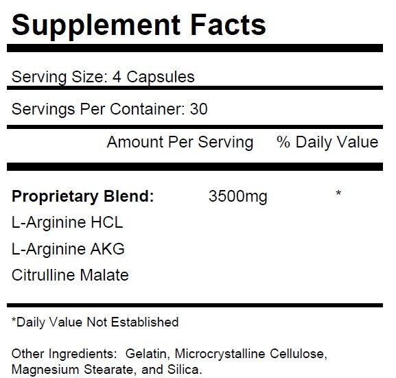 Nitric Oxide Complex 3500mg Testosterone Booster 1200mg Combo Stack