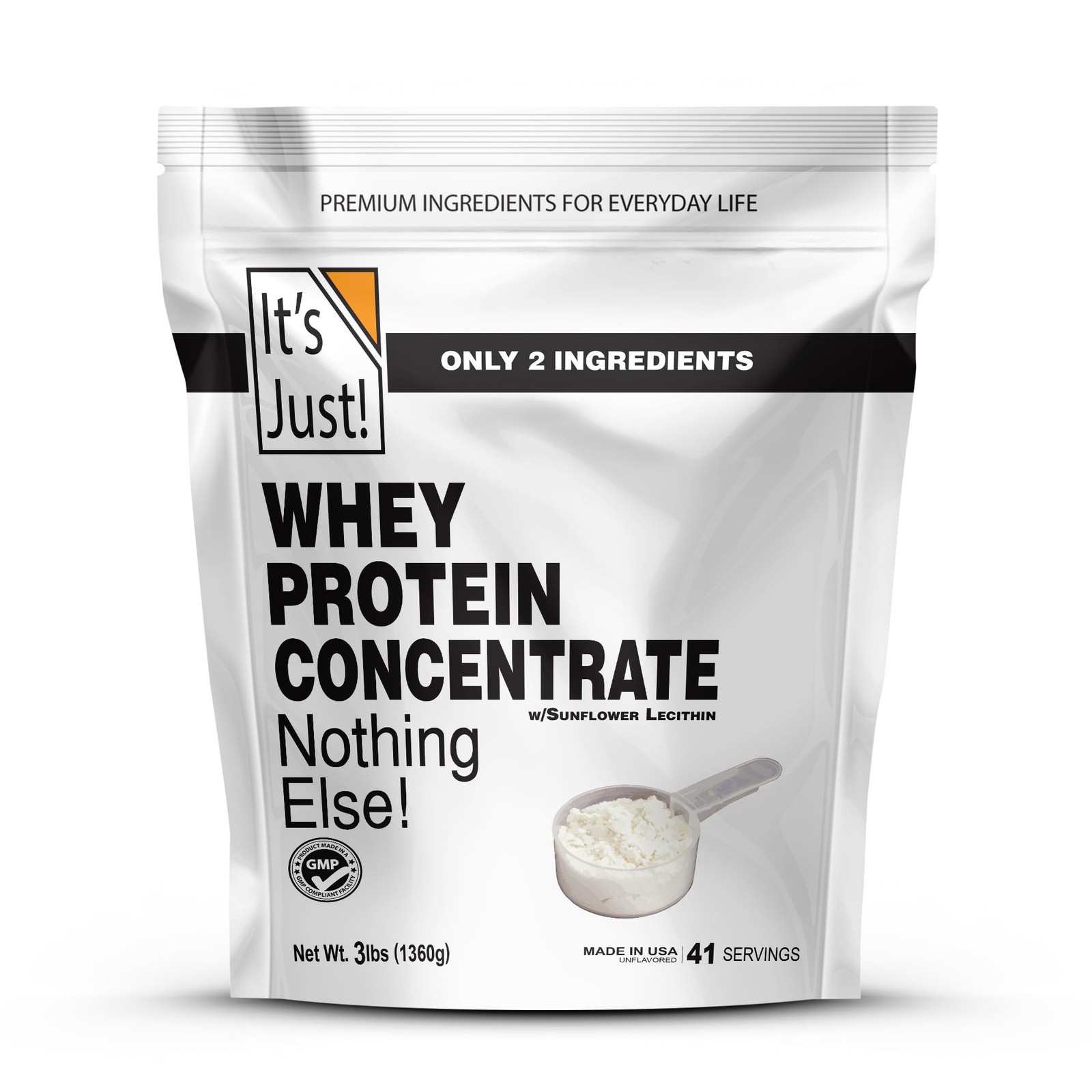 It’s Just – 100% Whey Protein Concentrate Made in USA rBGH/RBST Hormone Free …