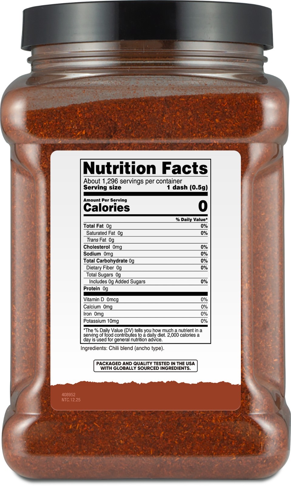 Nutricost Ancho Chili Pepper (1.5 LB) 1000 heat units – Vegan, Gluten-Free