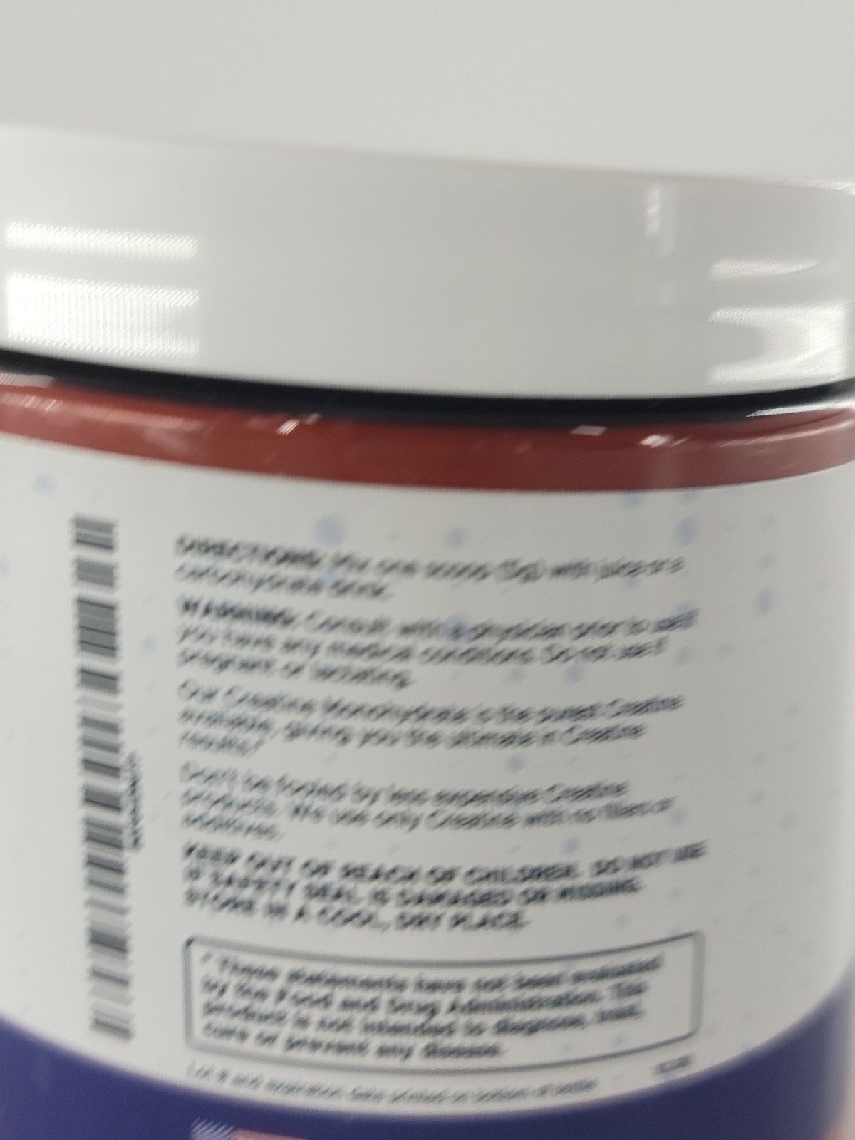 Creatine Monohydrate Powder, 10.58oz (300g) Unflavored, 100 Servings, 100% Pu…