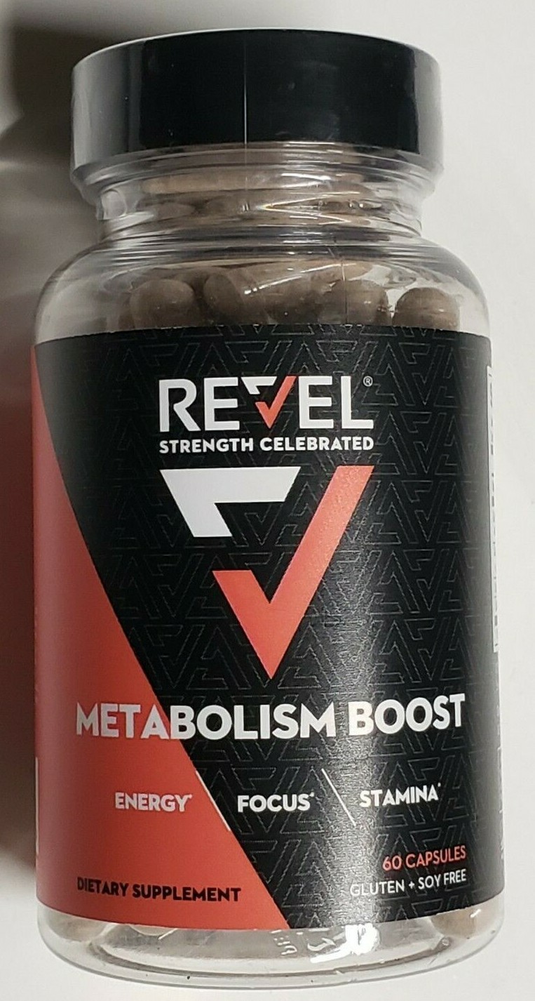 REVEL – Metabolism Boost – Energy / Focus / Stamina – 60 Capsules – Exp 4/2025