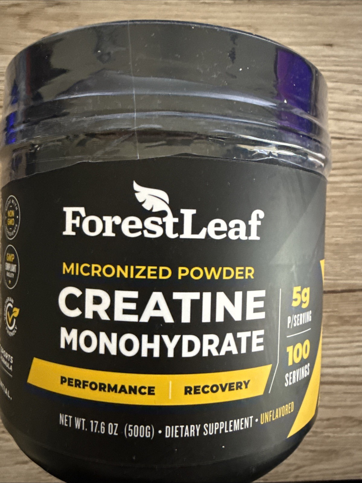 ForestLeaf Micronized Creatine Monohydrate Powder 100 Servings EXP 12/28 NEW