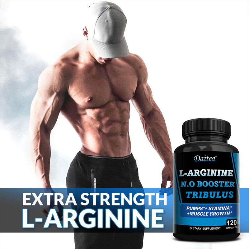 Nitric Oxide Booster w/ L-Arginine 1610mg Highest Potency Muscle Pump Supplement