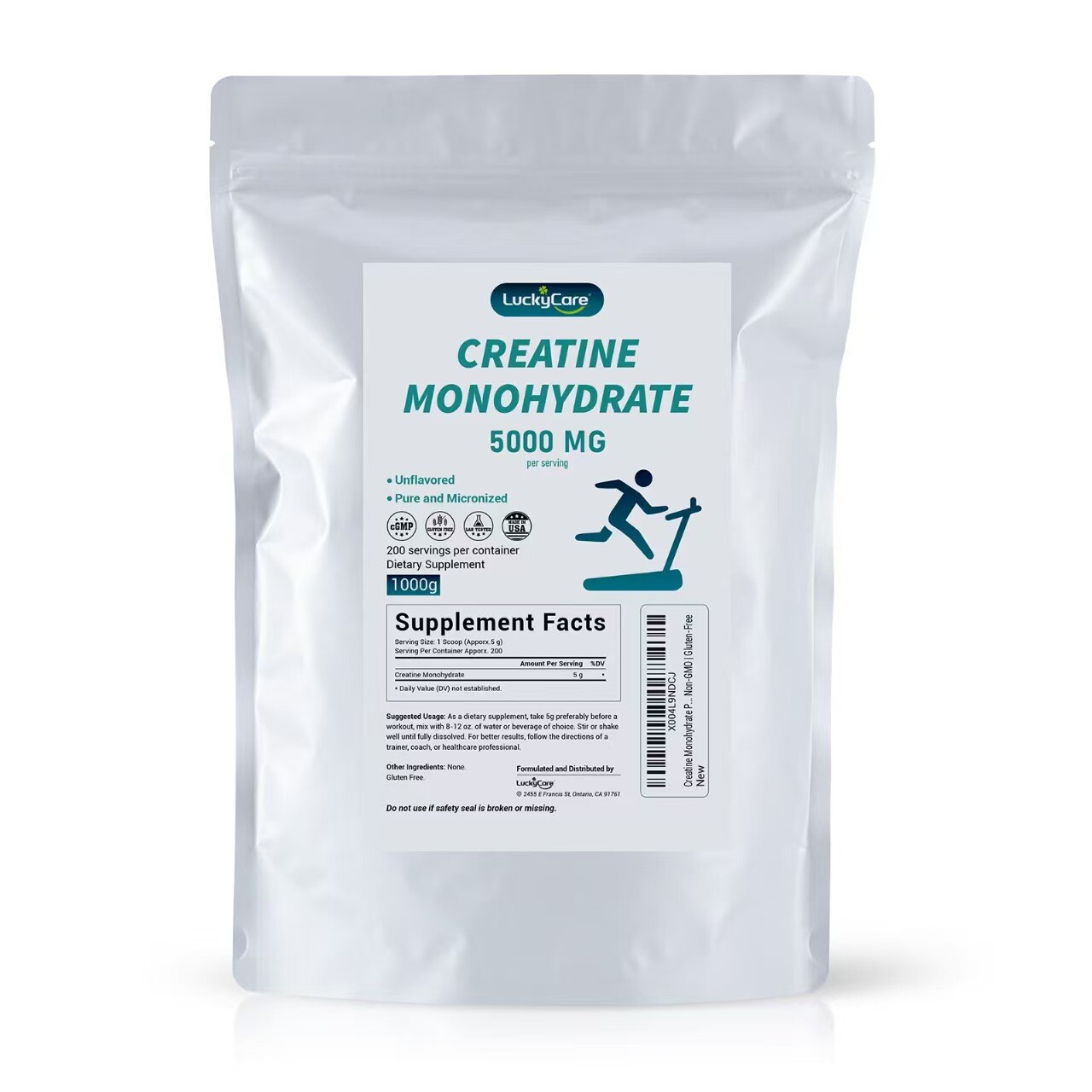 300G Creatine Monohydrate Micronized Creatine Powder Unflavored Fitness Sport US