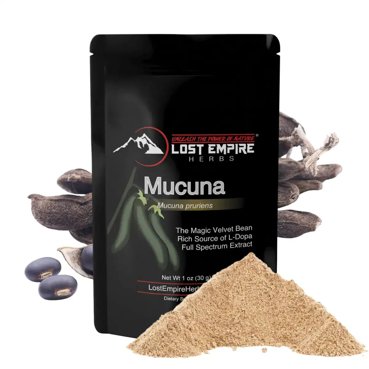 DOPA 99% Extract Powder – Organic Mucuna Extract (30 grams)