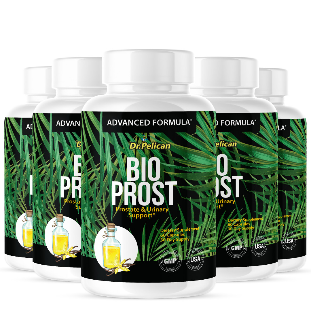 Bio Prost- Prostate Support- 5 Bottles- 300 Capsules