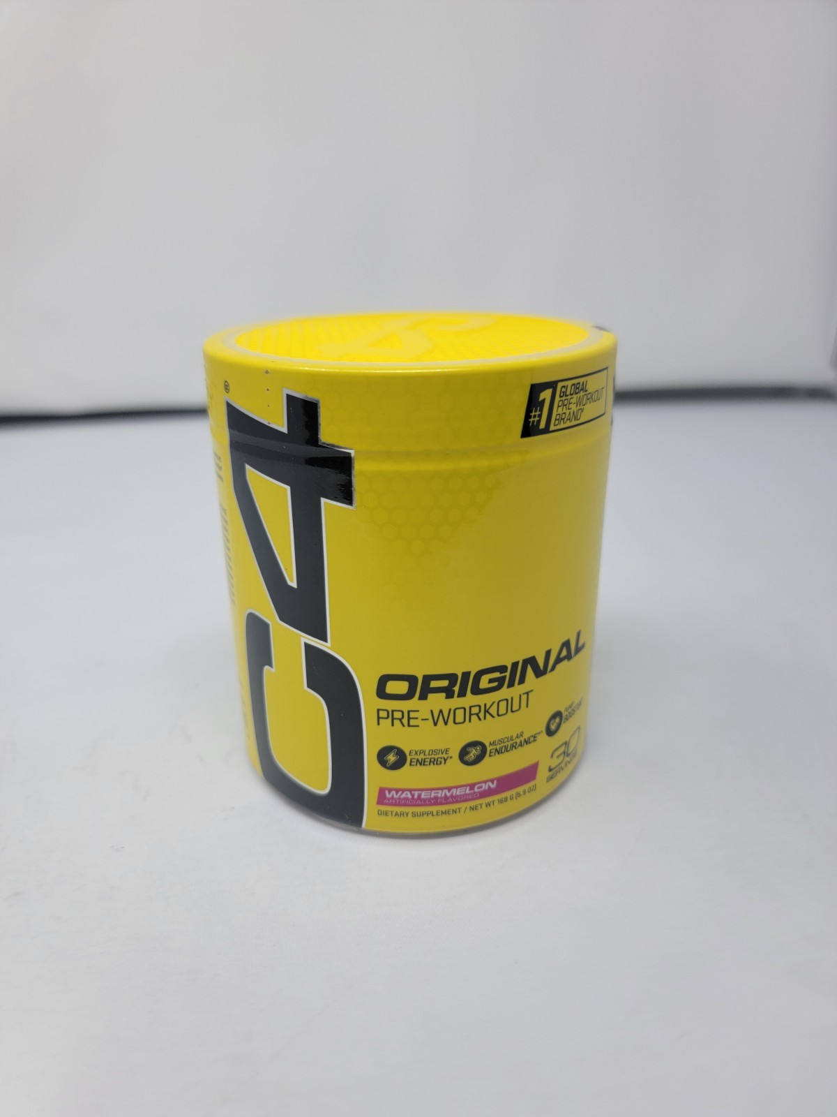 New Cellucor C4 Original Pre Workout Gym Energy Watermelon 5.9 oz 30 Servings