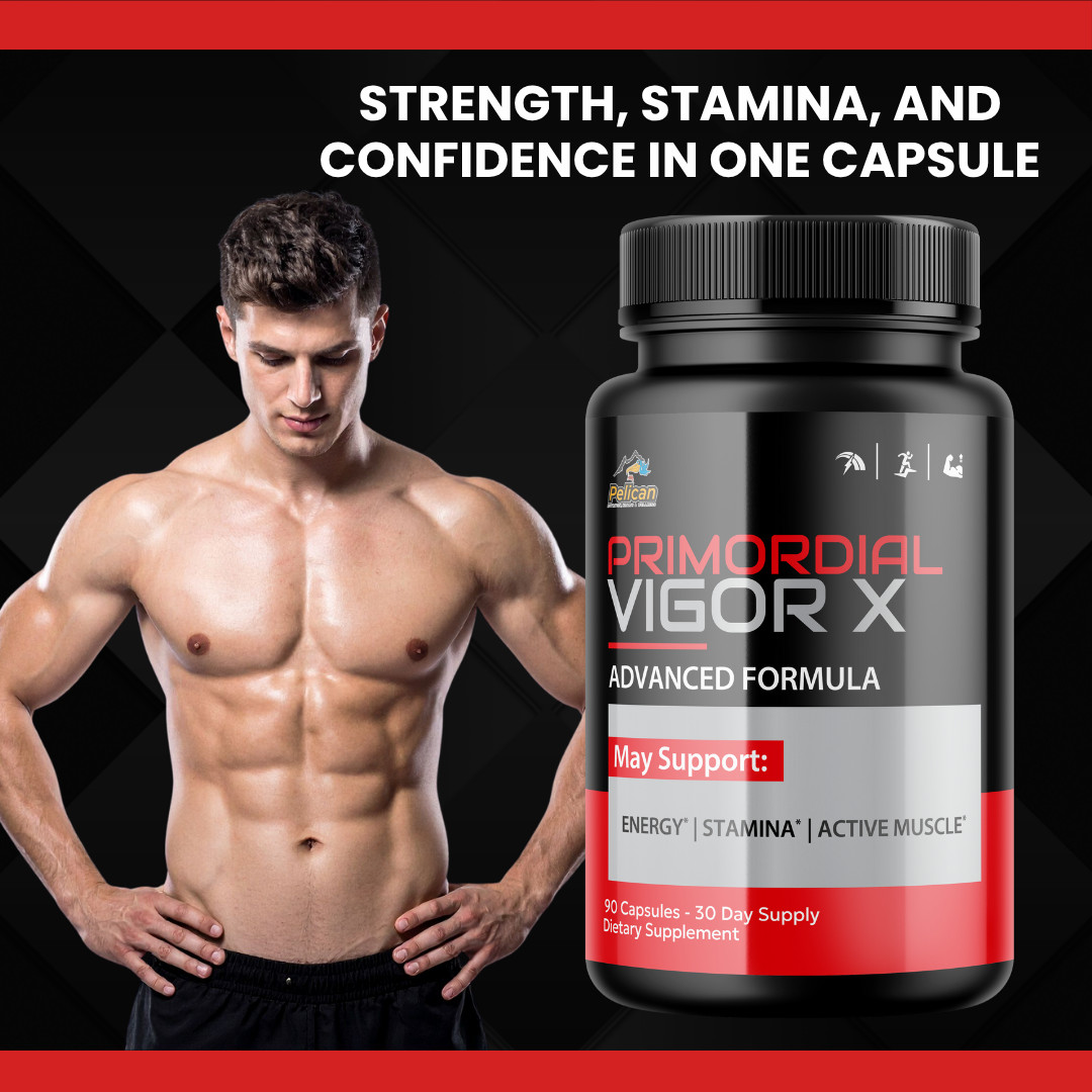 Primordial Vigor X-Bodybuilding & Men’s Health Support- 12 Bottles-1080 Capsules