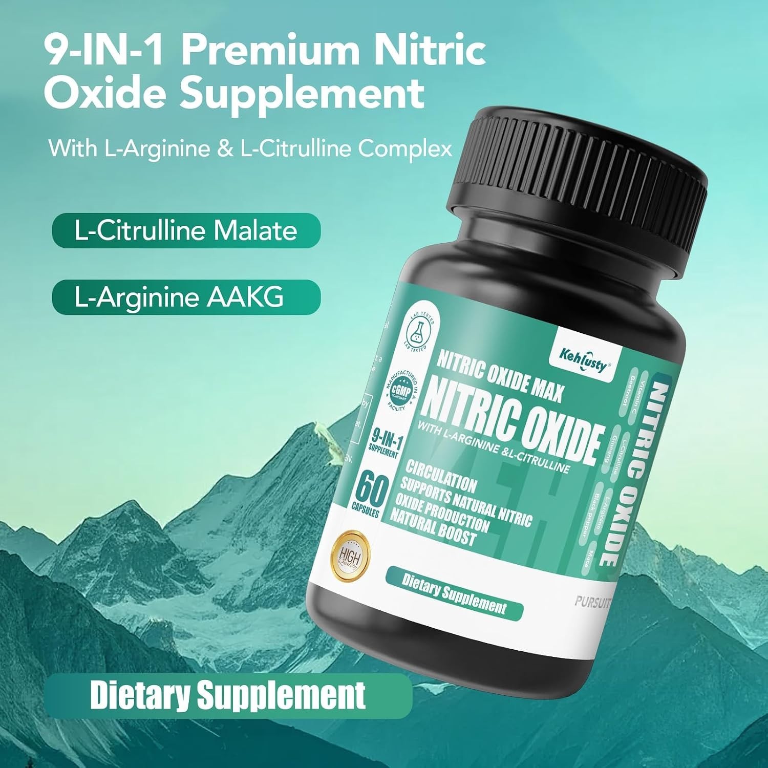 All-in-One Nitric Oxide Booster with Beetroot & Maca Extract | Stamina + Energy!