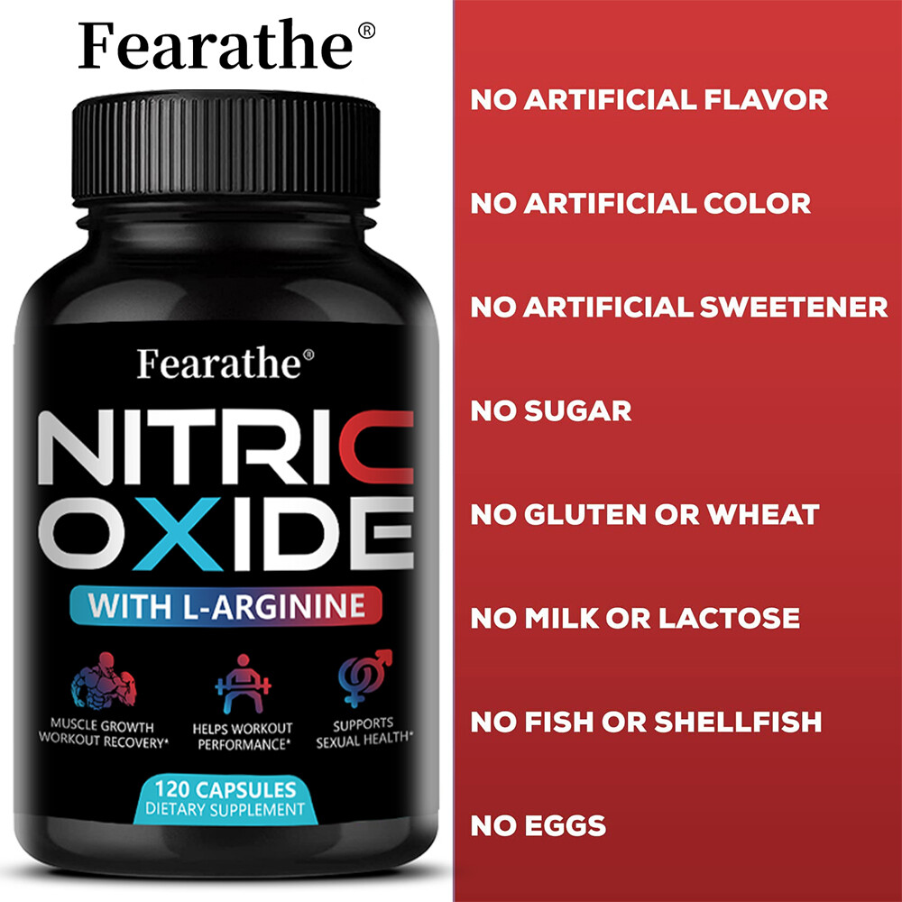 Nitric Oxide Supplement, Nitric Oxide Booster for Heart, Circulation, Immune