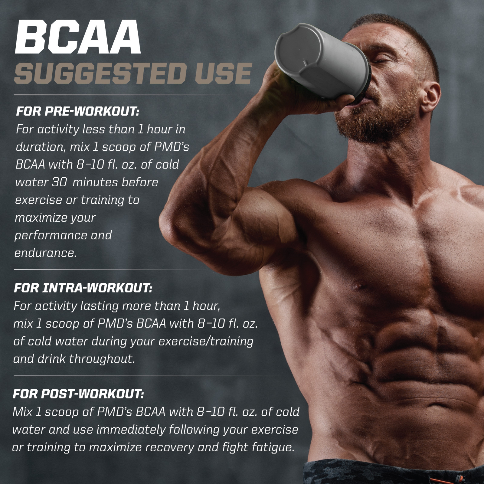 PMD BCAA Stim Free Amino Acids for Performance & Recovery – Blue Razz (30 Serve)