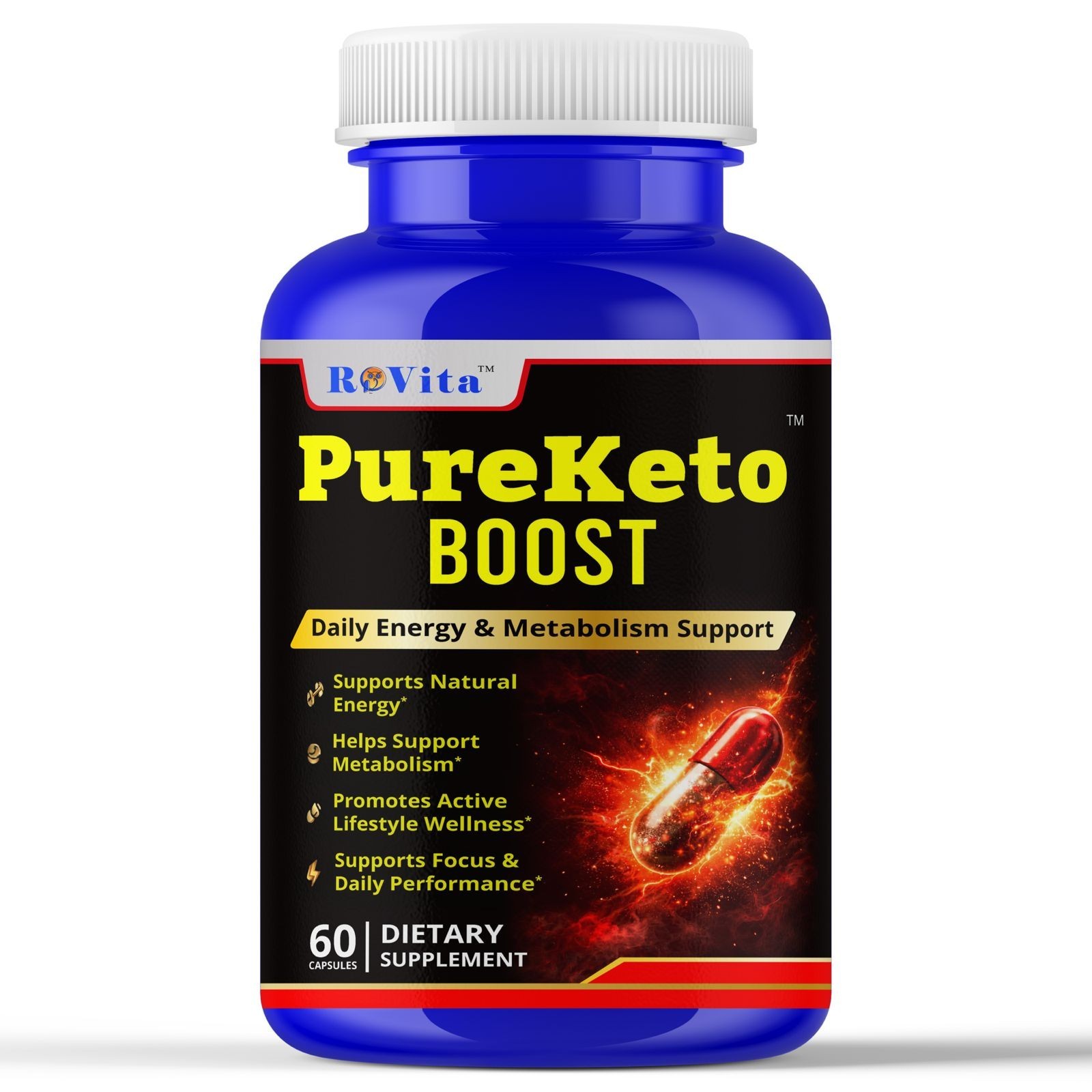 Keto Pills, Proper Keto Supplement for Weight Loss Support (60 Capsules)