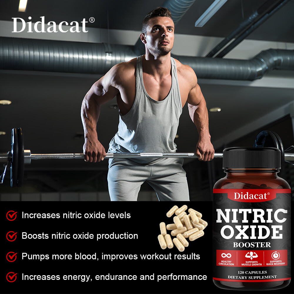 Nitric Oxide Capsules Support healthy Blood Flow,Enhances athletic performance