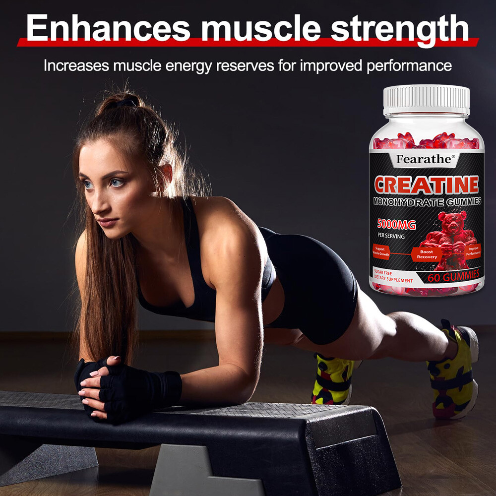 Creatine Monohydrate 5000 mg Promotes muscle growth and recovery