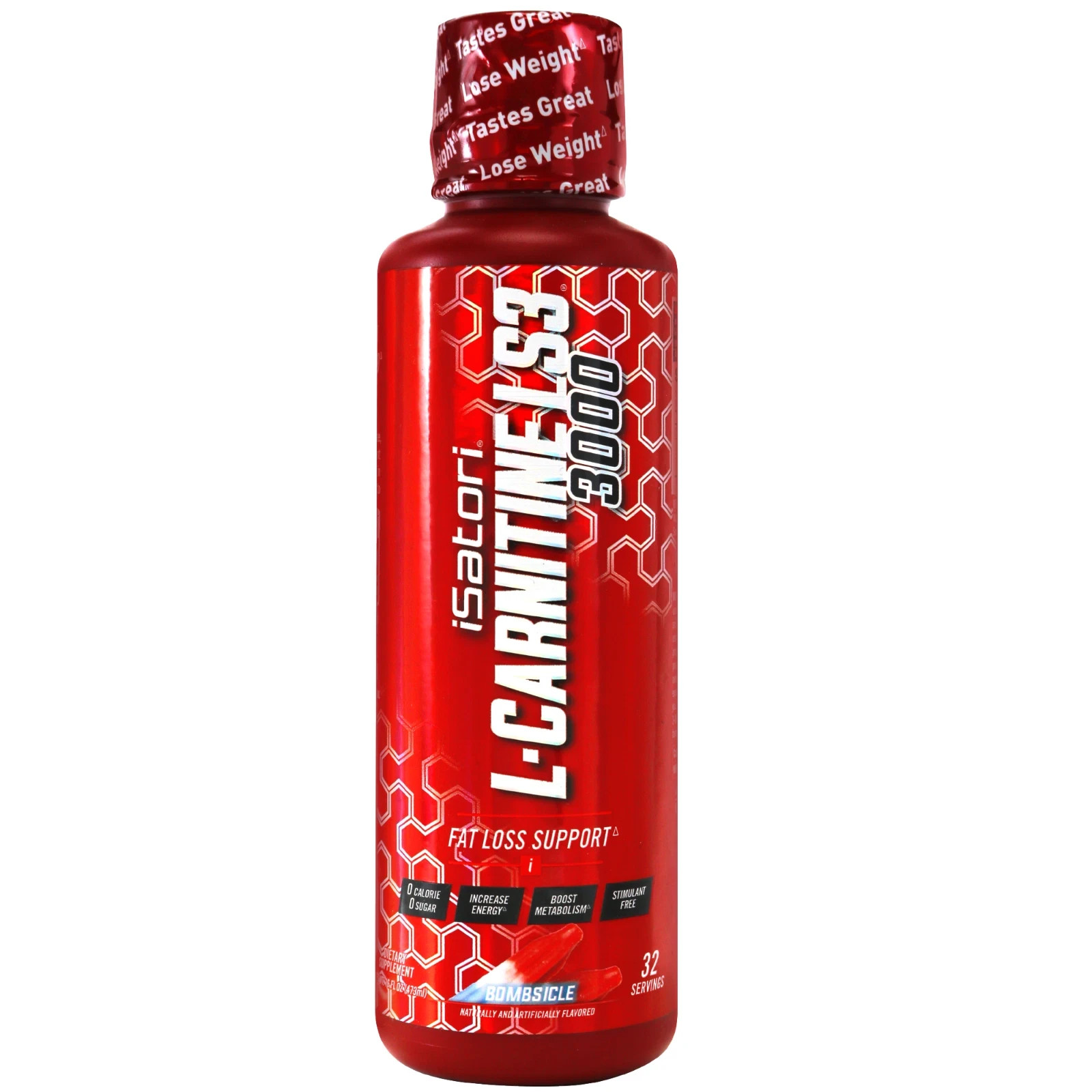 L-CARNITINE LS3 3000 Fat Loss-Metabolism (32 Servings) PACK OF 2