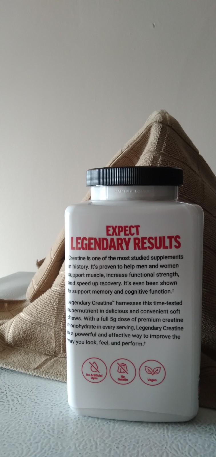 Legendary Creatine™ Monohydrate, Berry Blast, 60 Soft Chews (2.5 g per Chew)