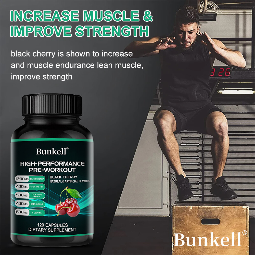 BlackCherryExtractCapsules-Increase strength and promote recovery after training