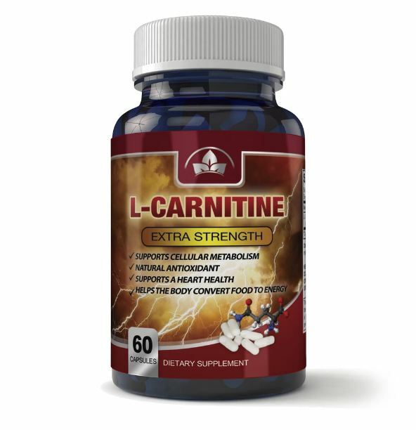 Ultimate L-Carnitine Pure Essentials Amino Acid Heart Diet Caps Free Ship