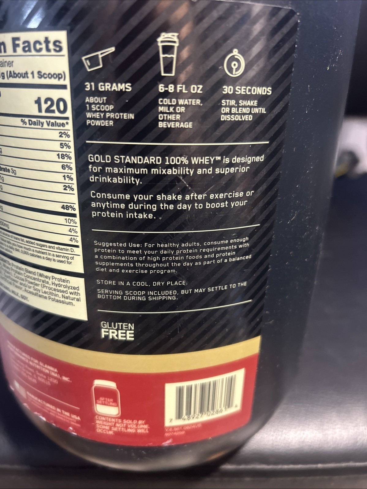 Optimum Nutrition Gold Standard Whey Protein Double Chocolate