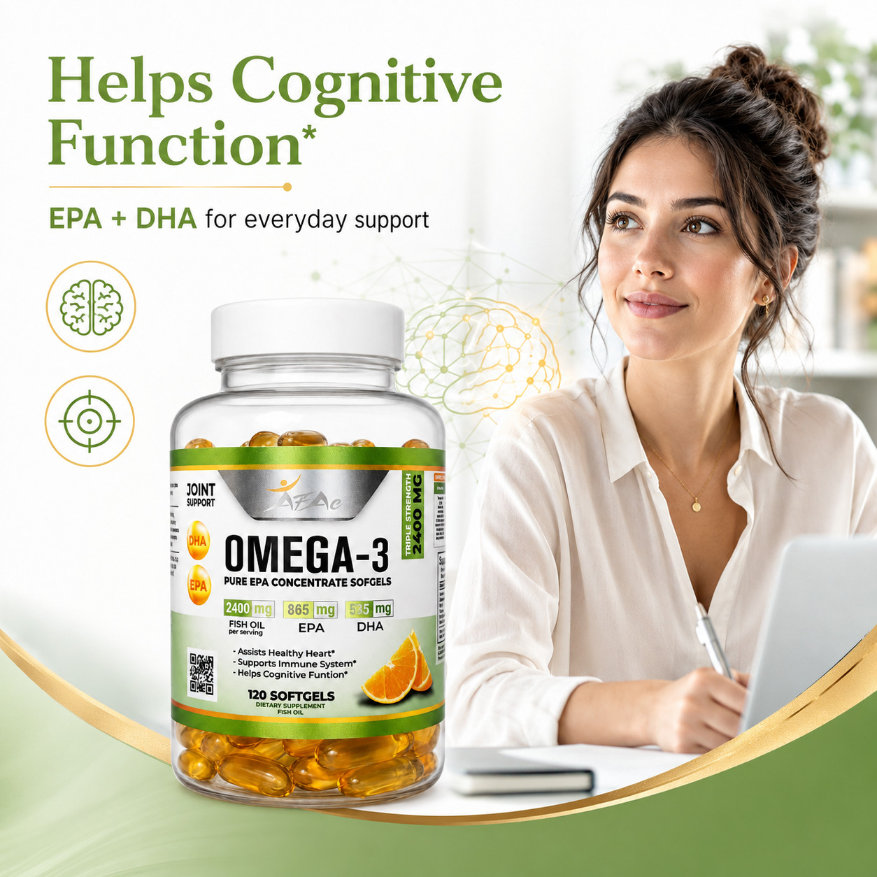 OMEGA 3 FISH OIL 1.000 MG ALFA 100 CAPSULES Omega3
